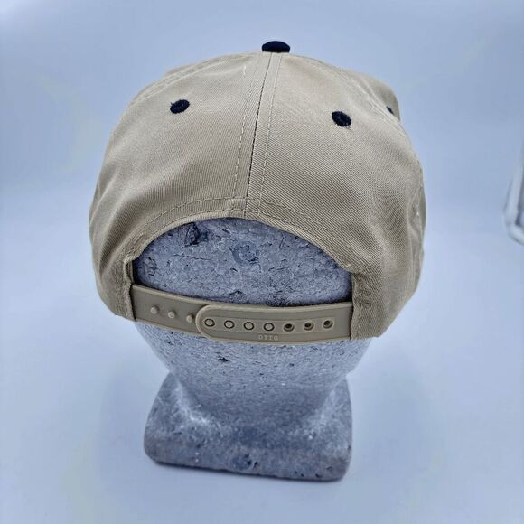 Pioneer NWOT Trucker Snapback Hat by Otto Taupe and Black Adjustable - Picture 3 of 8